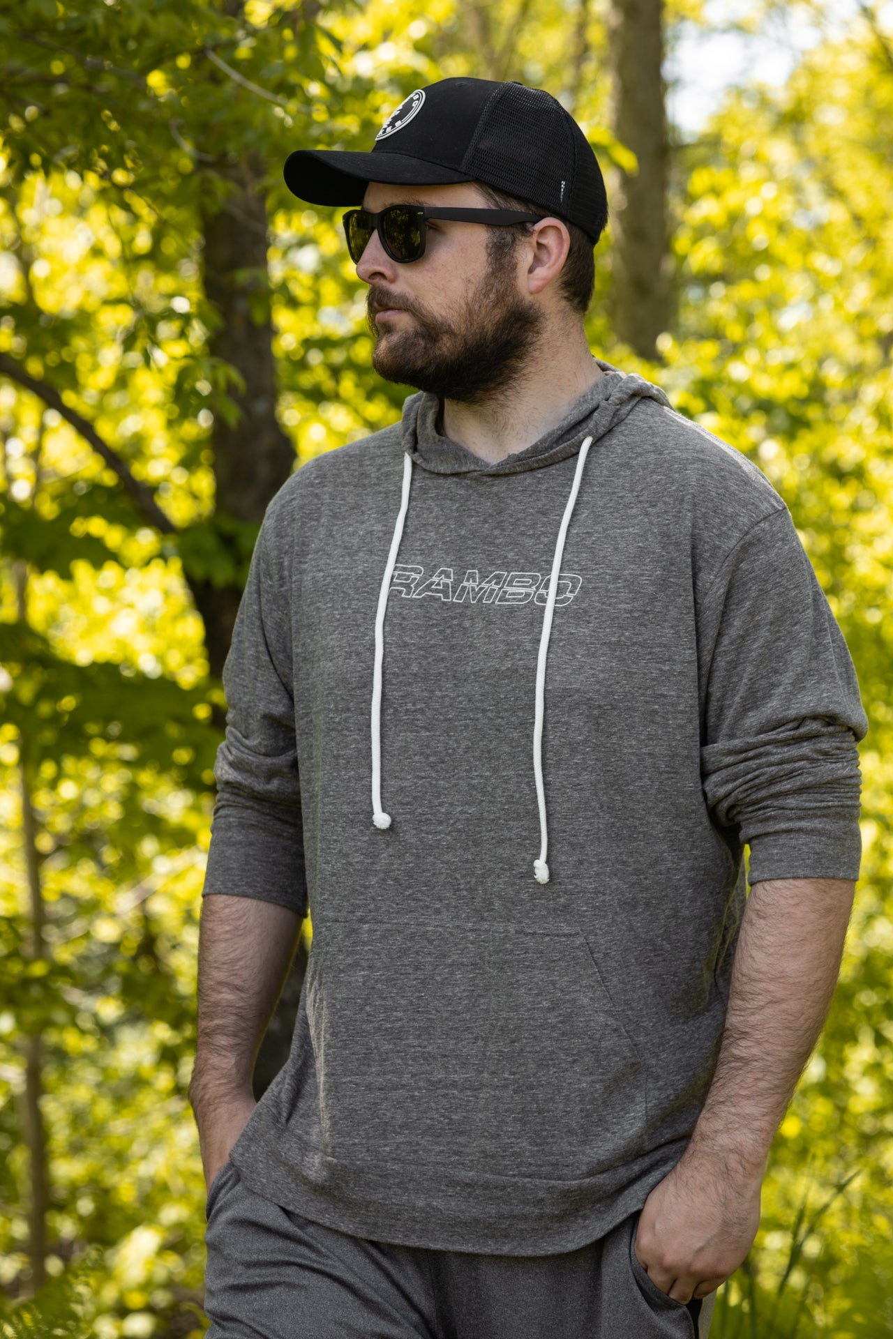 Adult Unisex Triblend Lightweight Hoodie