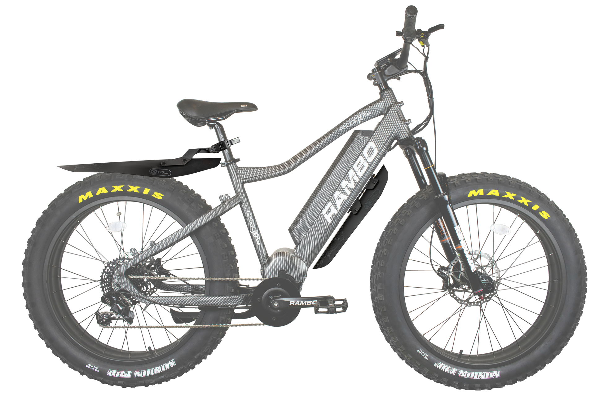 PDW Front Fender | Rambo Bikes in use