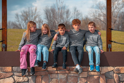 Youth Unisex Triblend Hoodie Gray