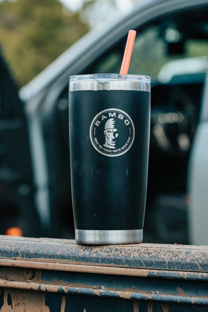 RAMBO 20oz Tumbler with Locking Lid