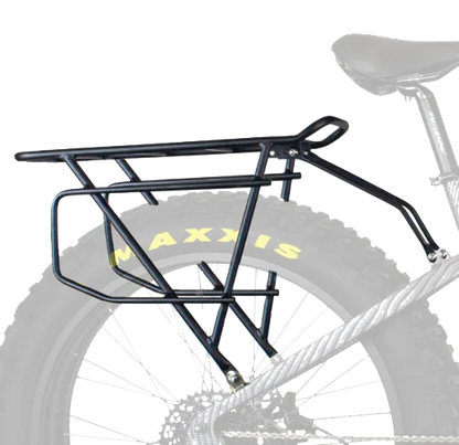 Rear Extra Large Luggage Rack R150 For Gen 1 and Gen 2 Rambo Bikes | Rambo Bikes side view