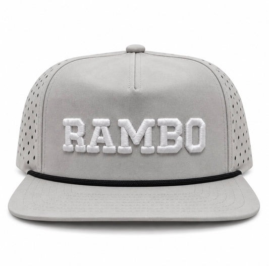 Rambo Performance Rope Hat – Light Gray