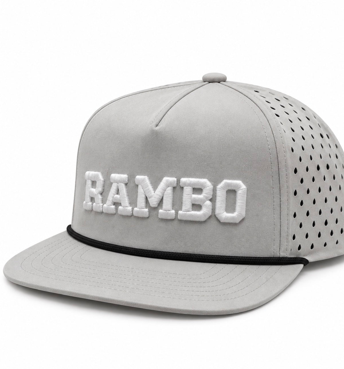 Rambo Performance Rope Hat – Light Gray