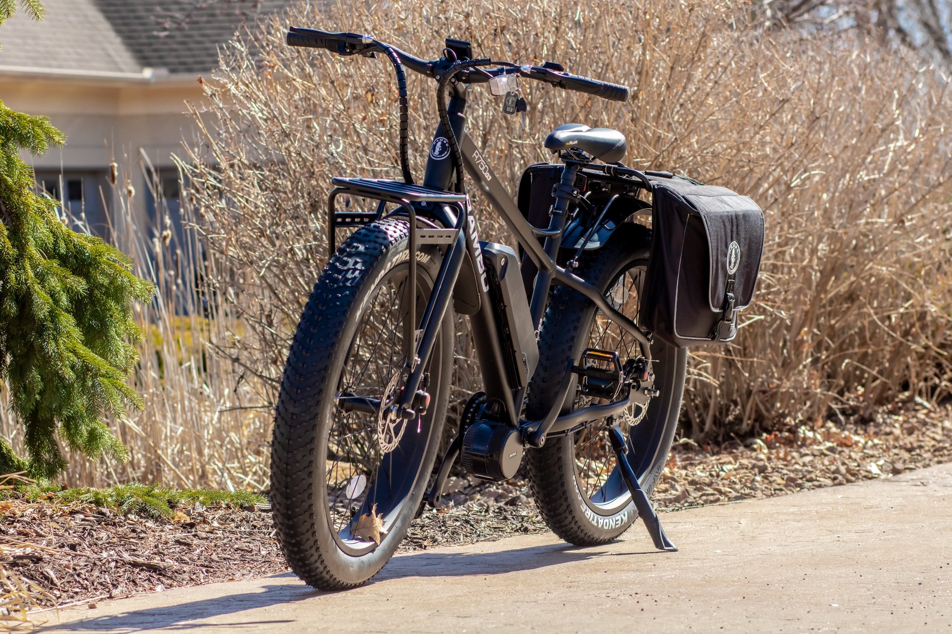 Front Luggage Rack for Savage 1.0 Bike | Rambo Bikes detail view