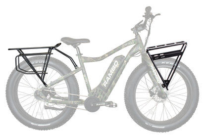Front Luggage Rack for Savage 1.0 Bike | Rambo Bikes in use