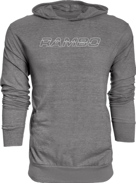 Adult Unisex Triblend Grey Lightweight Hoodie