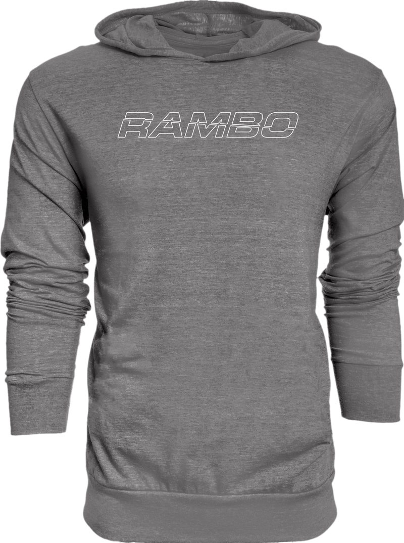 Adult Unisex Triblend Grey Lightweight Hoodie