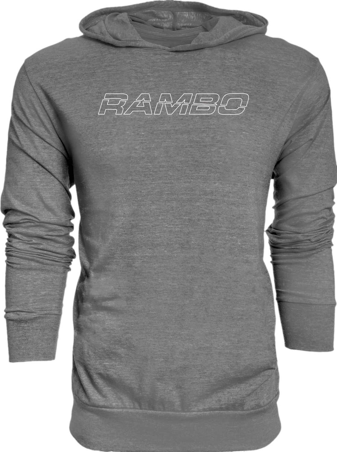 Adult Unisex Triblend Grey Lightweight Hoodie