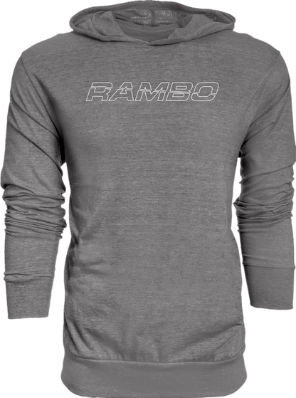 Adult Unisex Triblend Grey Lightweight Hoodie