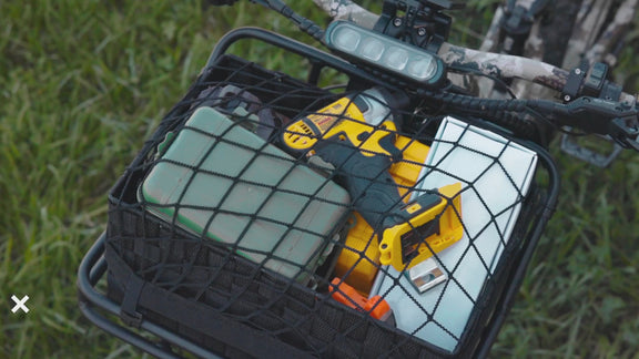 Rambo Bikes R249 Front Cargo Rack for Secure Heavy-Duty Hauling